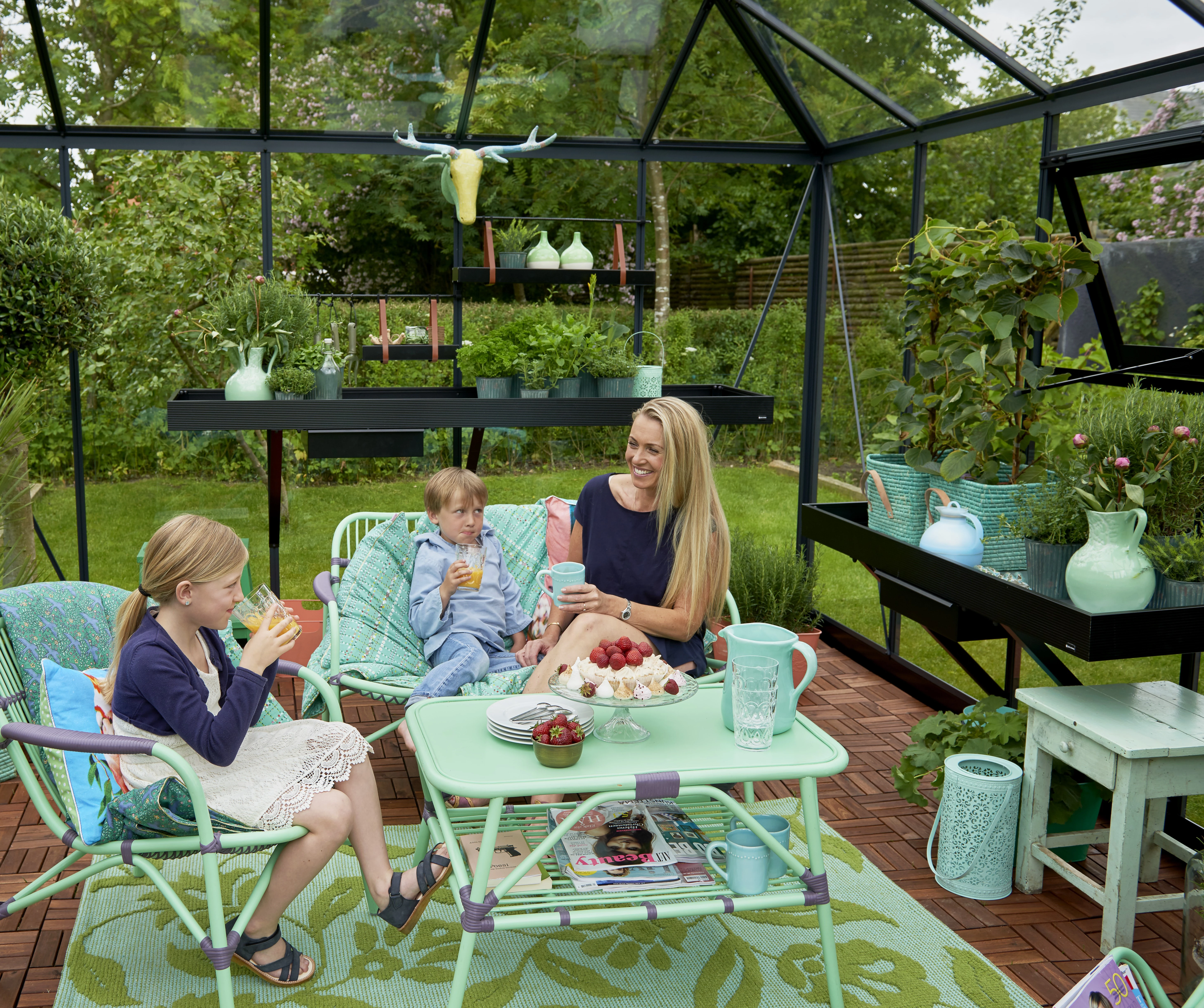 Royal Well Tuinkamer Oase 8,8 Antraciet - Afbeelding 2